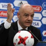 Gianni Infantino, président de la Fifa. D. R.